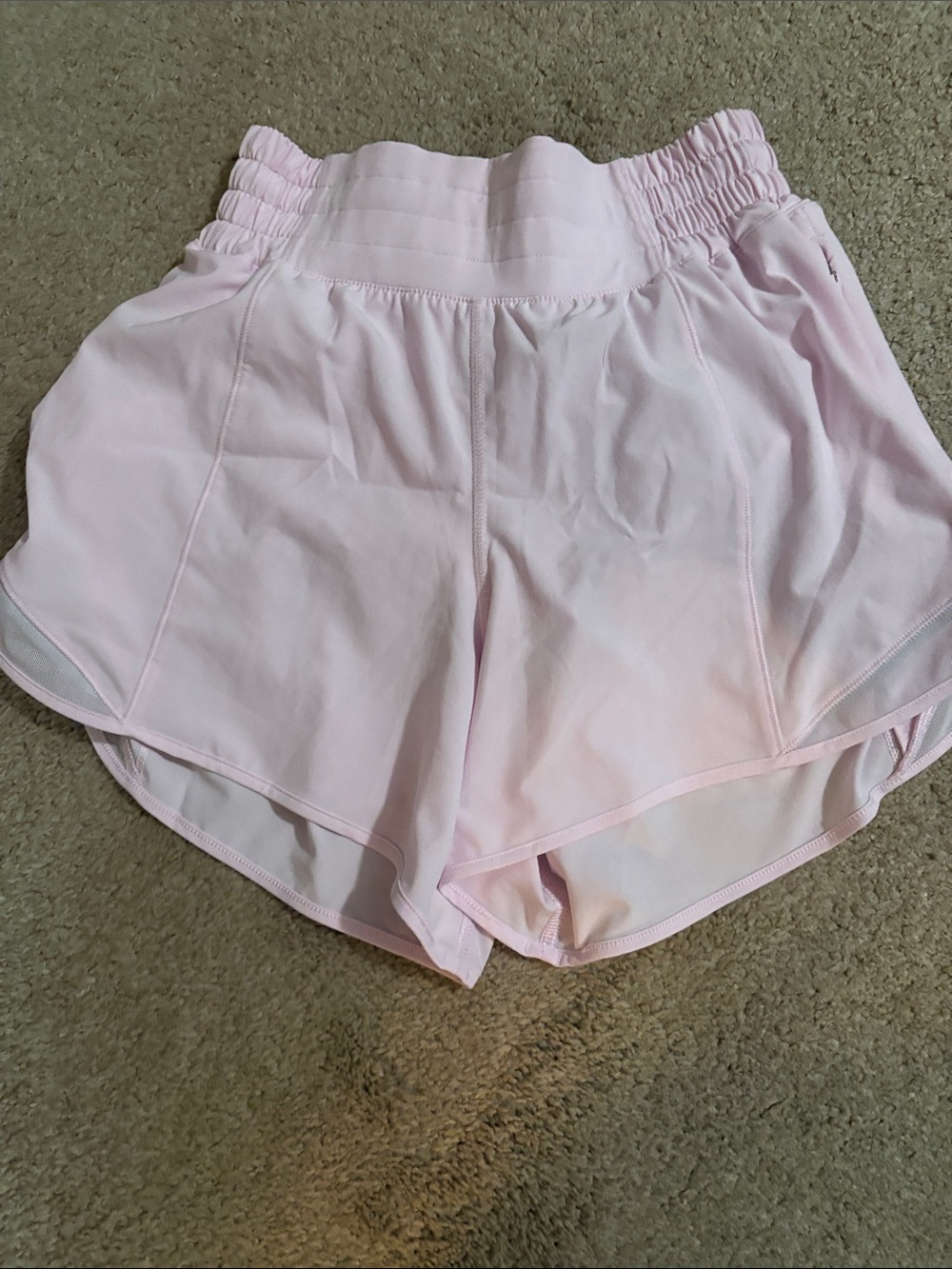 lululemon athletica Light Pink High-Rise Athletic Shorts